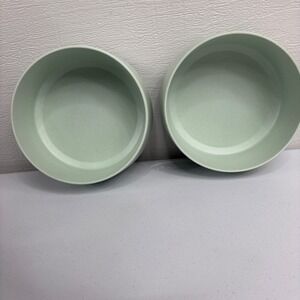 Boots And Barkley Pet - 2 Sage Green Eco Friendly Non-Skid Food/Water Bowls